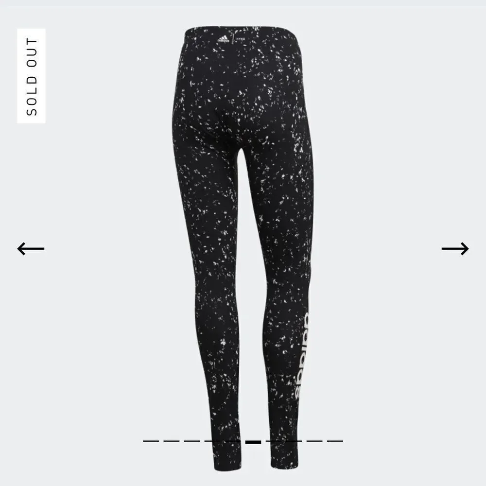 adidas Hyke Splatter Effect Performance Leggings - Picture 6 of 11